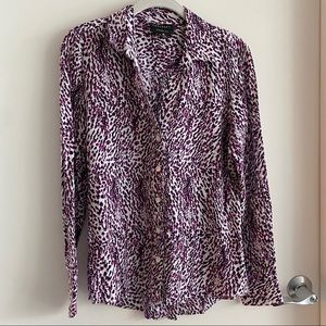 Foxcroft Printed Button Down Shirt